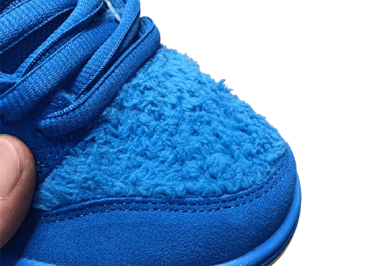 נעליי נייק-NIKE SB DUNK LOW PRO QS - Blue & Yellow Logo – תמונה 6