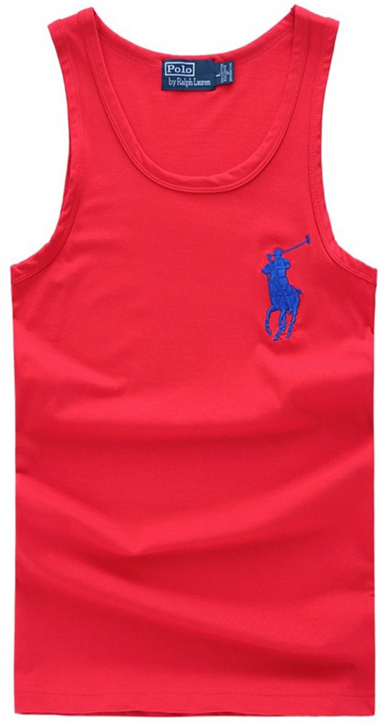 ראלף לורן-RALPH LAUREN VEST MEN - RED & NAVE LOGO