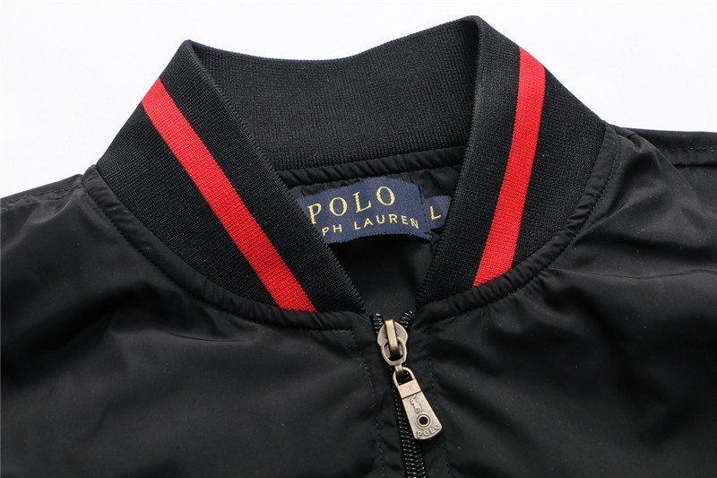 ראלף לורן-RALPH LAUREN POLO JACKET MEN - BLACK & RED – תמונה 7