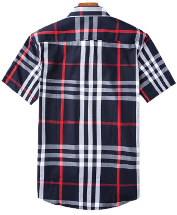 ⁦מעיל ברברי-BURBERRY BUTTON MEN - Black White & Red⁩ – תמונה ⁦2⁩