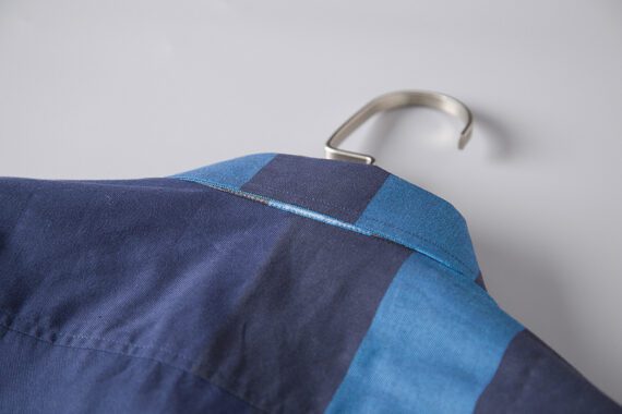 ⁦מעיל ברברי-BURBERRY BUTTON MEN - Blue Mix⁩ – תמונה ⁦5⁩