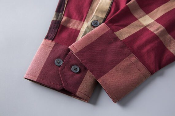 ⁦מעיל ברברי-BURBERRY BUTTON MEN - Brown Mix⁩ – תמונה ⁦13⁩