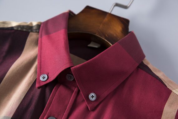 ⁦מעיל ברברי-BURBERRY BUTTON MEN - Brown Mix⁩ – תמונה ⁦12⁩