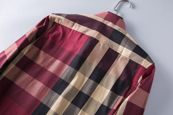 ⁦מעיל ברברי-BURBERRY BUTTON MEN - Brown Mix⁩ – תמונה ⁦4⁩