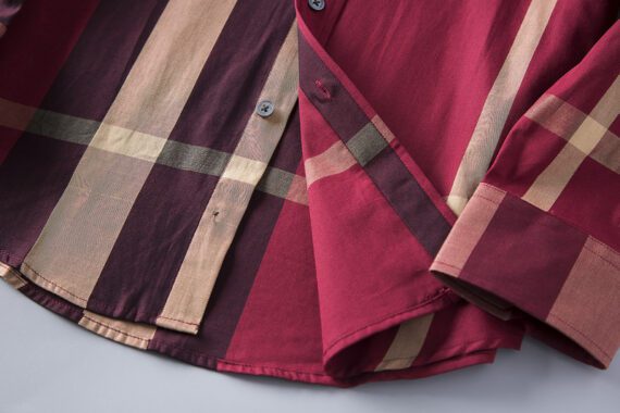 ⁦מעיל ברברי-BURBERRY BUTTON MEN - Brown Mix⁩ – תמונה ⁦10⁩