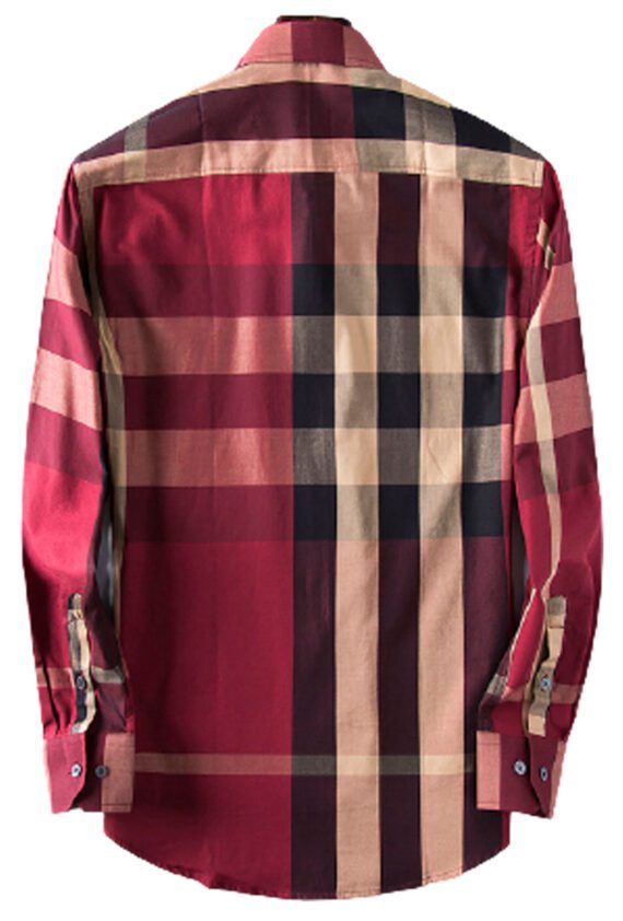 ⁦מעיל ברברי-BURBERRY BUTTON MEN - Brown Mix⁩ – תמונה ⁦2⁩