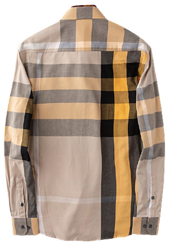 ⁦מעיל ברברי-BURBERRY BUTTON MEN - Grain Brown Mix⁩ – תמונה ⁦2⁩