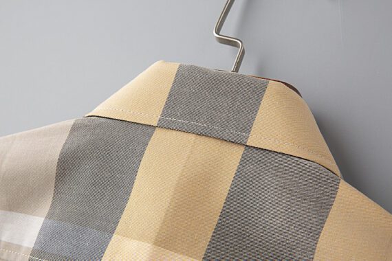⁦מעיל ברברי-BURBERRY BUTTON MEN - Grain Brown Mix⁩ – תמונה ⁦11⁩
