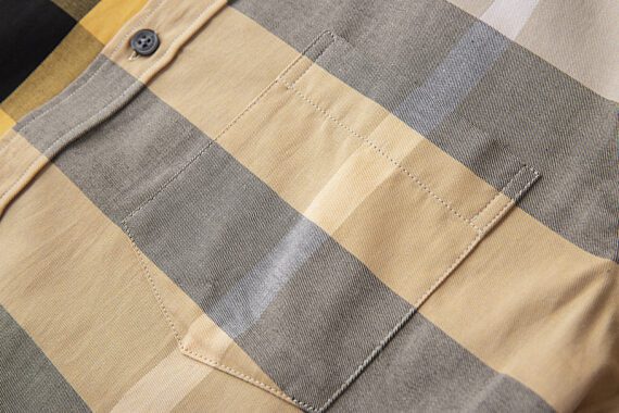 ⁦מעיל ברברי-BURBERRY BUTTON MEN - Grain Brown Mix⁩ – תמונה ⁦6⁩