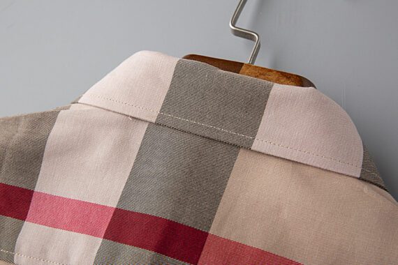 ⁦מעיל ברברי-BURBERRY BUTTON MEN - Brandy Rose Mix⁩ – תמונה ⁦11⁩