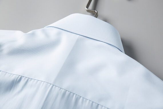 ⁦מעיל ברברי-BURBERRY BUTTON MEN - Hawkes Blue⁩ – תמונה ⁦4⁩