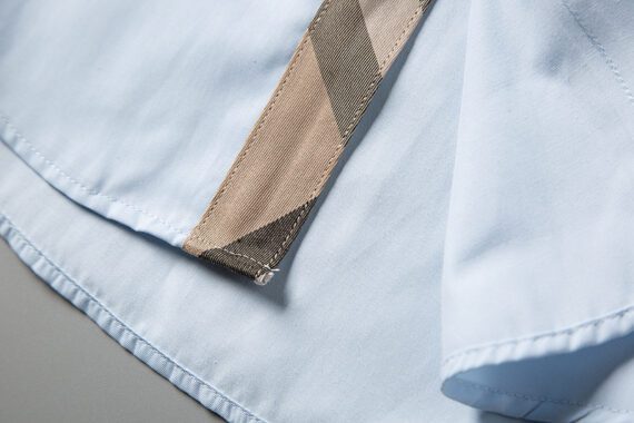 ⁦מעיל ברברי-BURBERRY BUTTON MEN - Hawkes Blue⁩ – תמונה ⁦7⁩