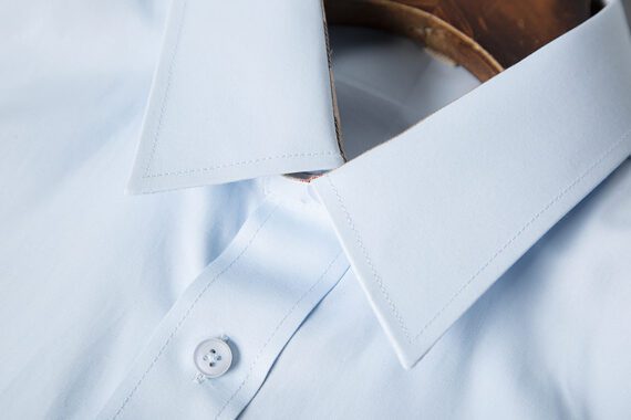 ⁦מעיל ברברי-BURBERRY BUTTON MEN - Hawkes Blue⁩ – תמונה ⁦8⁩