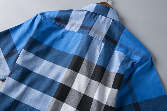 ⁦מעיל ברברי-BURBERRY BUTTON MEN - Navy Blue Mix⁩ – תמונה ⁦4⁩