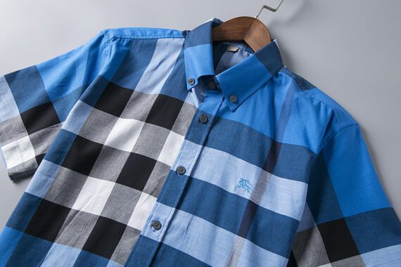 ⁦מעיל ברברי-BURBERRY BUTTON MEN - Navy Blue Mix⁩ – תמונה ⁦3⁩