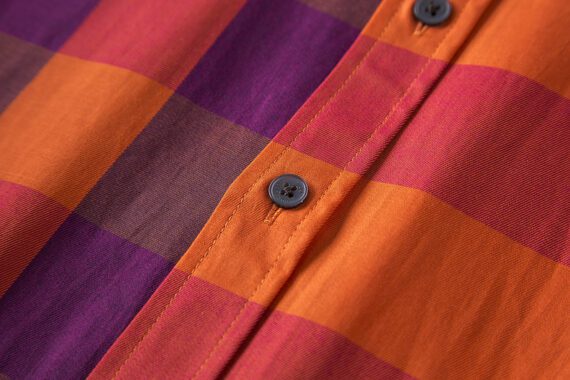 ⁦מעיל ברברי-BURBERRY BUTTON MEN - Pumpkin & Pompadour⁩ – תמונה ⁦12⁩