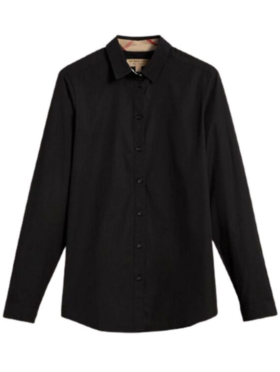 ⁦ברברי-BURBERRY WOMEN BUTTON- Black⁩ – תמונה ⁦3⁩