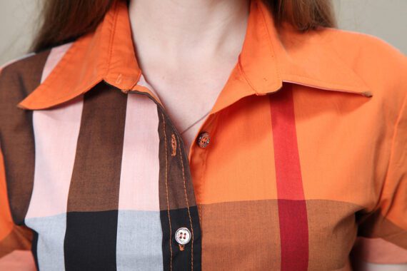 ⁦ברברי-BURBERRY WOMEN BUTTON- Crusta Mix⁩ – תמונה ⁦5⁩
