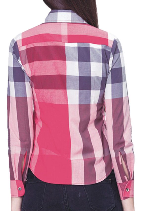⁦ברברי-BURBERRY WOMEN BUTTON- Dark Pink Mix⁩ – תמונה ⁦2⁩