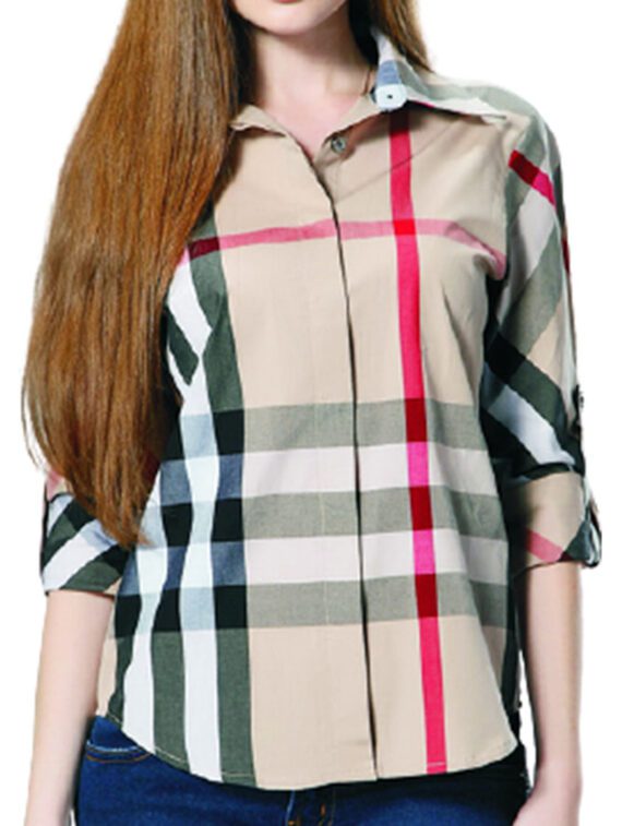 ⁦ברברי-BURBERRY WOMEN BUTTON- Dawn Pink Mix⁩ – תמונה ⁦5⁩