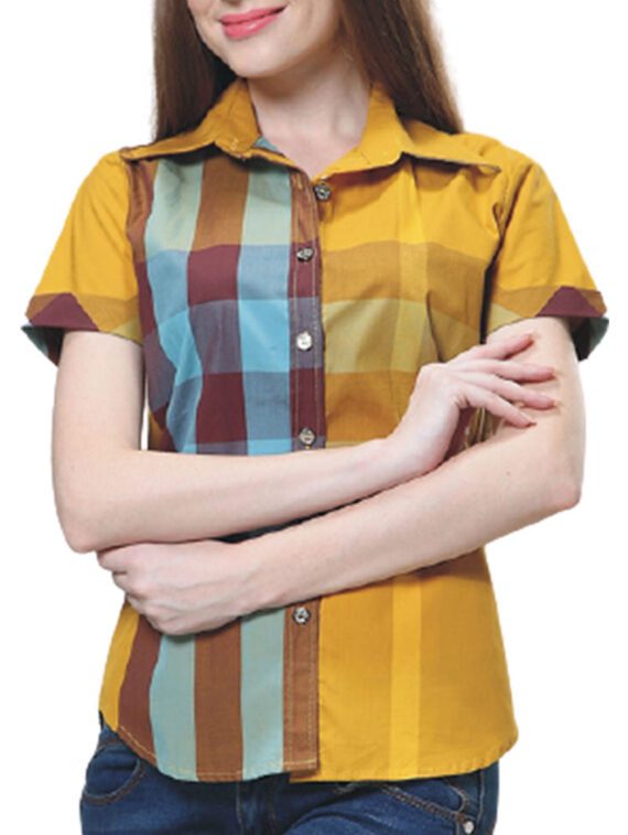 ⁦ברברי-BURBERRY WOMEN BUTTON- Tulip Tree Mix⁩ – תמונה ⁦4⁩