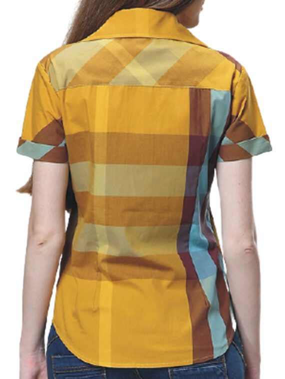 ⁦ברברי-BURBERRY WOMEN BUTTON- Tulip Tree Mix⁩ – תמונה ⁦2⁩