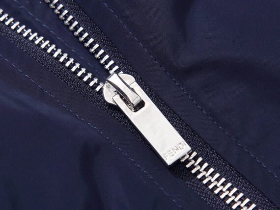 ⁦מעילי פנדי-FENDI COAT - Gulf Blue⁩ – תמונה ⁦11⁩