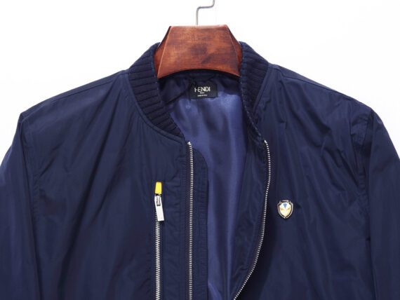 ⁦מעילי פנדי-FENDI COAT - Gulf Blue⁩ – תמונה ⁦4⁩