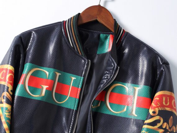 ⁦מעילים וג'קטים לגברים-GUCCI new leather jacket - Genoa & Chenin⁩ – תמונה ⁦12⁩