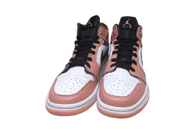 נעלי נייק-NIKE AIR MAX JORDAN HIGH -  Black Rose & White – תמונה 3