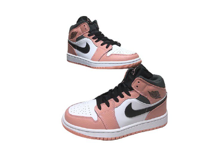 נעלי נייק-NIKE AIR MAX JORDAN HIGH -  Black Rose & White – תמונה 4