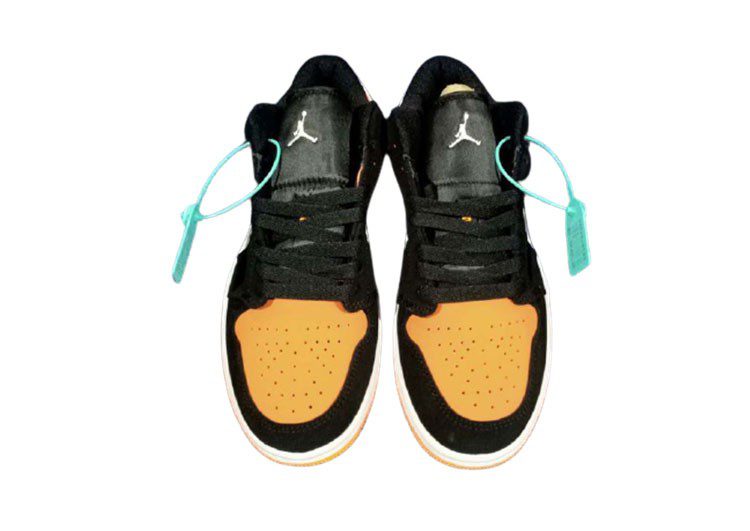 נעלי נייק-NIKE AIR MAX JORDAN HIGH -  Black West Side & White – תמונה 3
