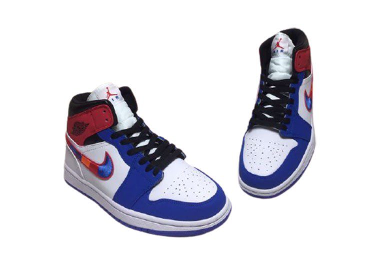 נעלי נייק-NIKE AIR MAX JORDAN HIGH -  Midnight Blue Mix – תמונה 4