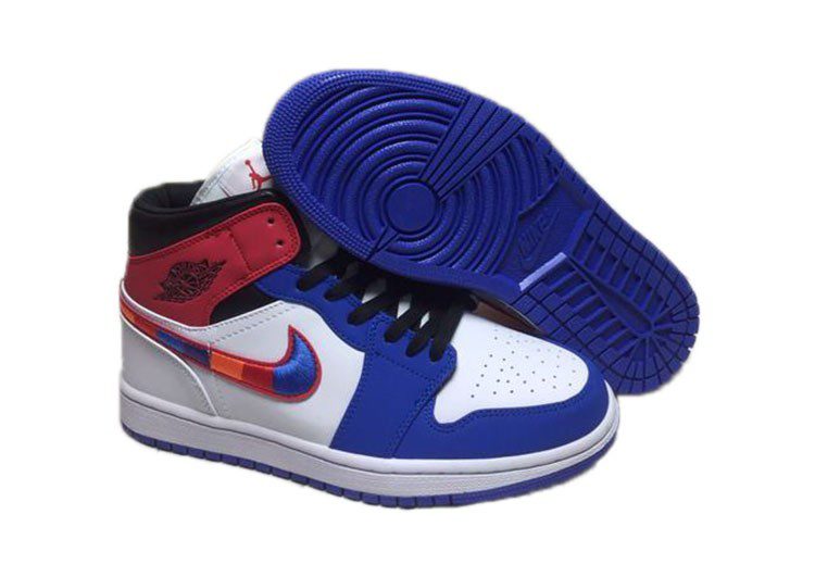 נעלי נייק-NIKE AIR MAX JORDAN HIGH -  Midnight Blue Mix