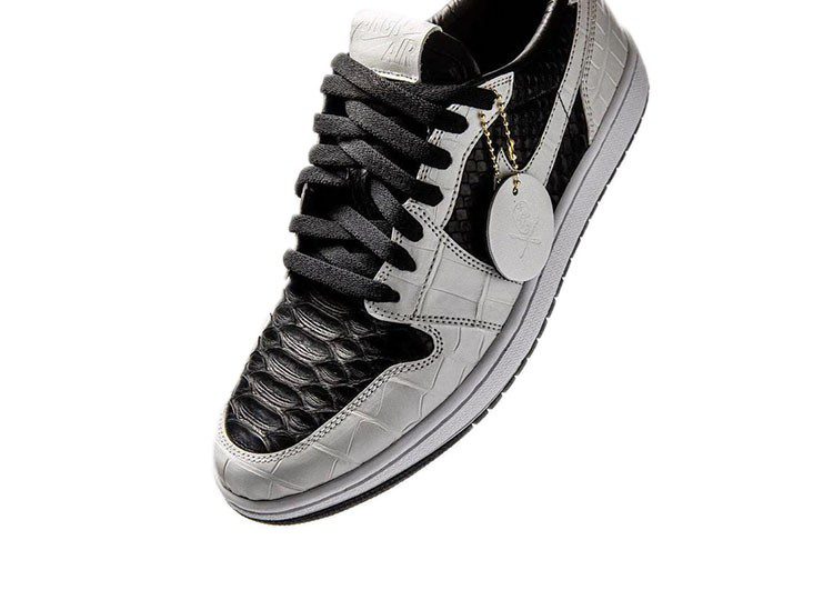 נעלי נייק-NIKE AIR MAX JORDAN HIGH -  Nero & Silver – תמונה 3