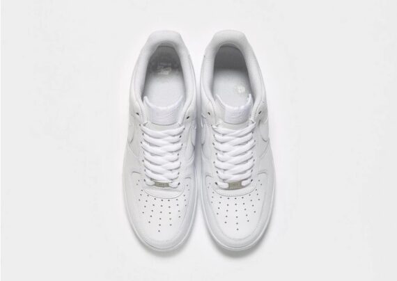 ⁦נעלי נייק-Nike Air Force 1 Low White⁩ – תמונה ⁦5⁩
