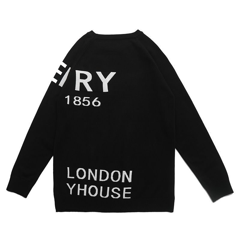 ברברי - BURBERRY SWETER - Black & White – תמונה 6