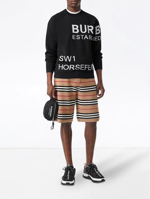 ברברי - BURBERRY SWETER - Black & White – תמונה 3