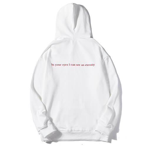 ולנטינו-VALENTINO HOODIES - White & Red – תמונה 2