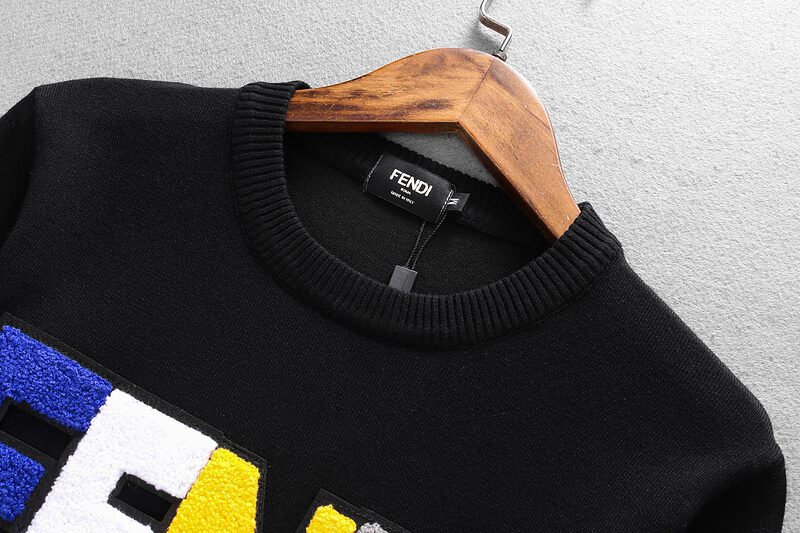 פנדי - FENDI SWETER LONG - Black – תמונה 5