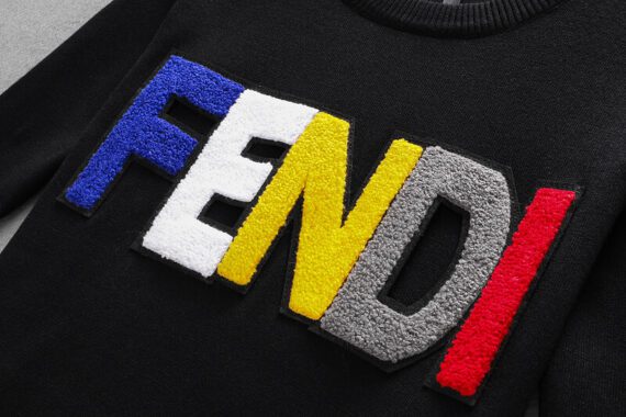 ⁦פנדי - FENDI SWETER LONG - Black⁩ – תמונה ⁦6⁩