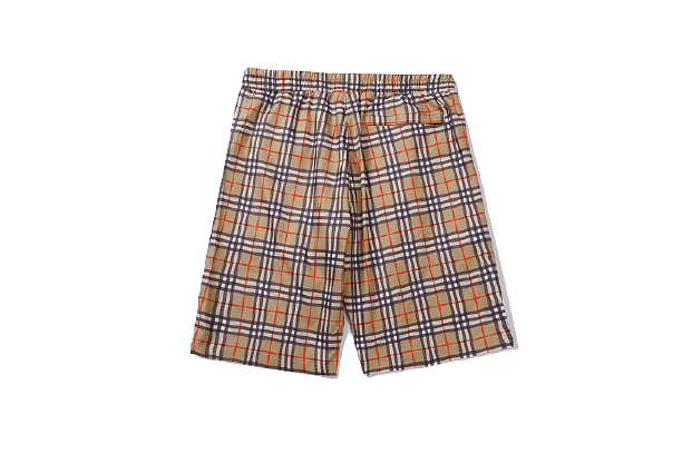 ברברי - BURBERRY SHORT PANT - Sandrift Black & Red – תמונה 2