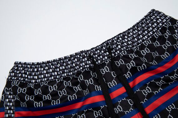⁦גוצ'י - GUCCI Short - Black Red & White⁩ – תמונה ⁦8⁩