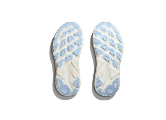 ⁦נעלי הוקה-HOKA ONE ONE Clifton 9 White Blue⁩ – תמונה ⁦3⁩