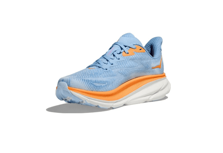 נעלי הוקה-HOKA ONE ONE Clifton 9 White Blue – תמונה 2