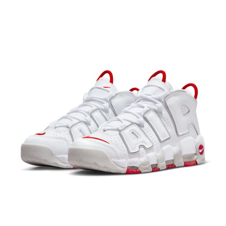 נייק אפטמפו סניקרס לגברים NIKE AIR MORE UPTEMPO '96 WHITE – תמונה 3