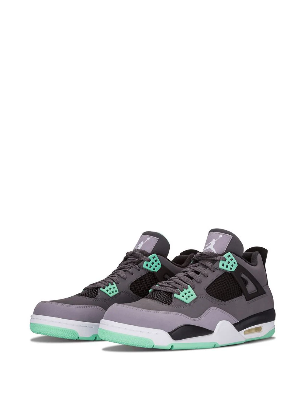 NIKE Air Jordan 4 Retro "Green Glow" sneakers – תמונה 2