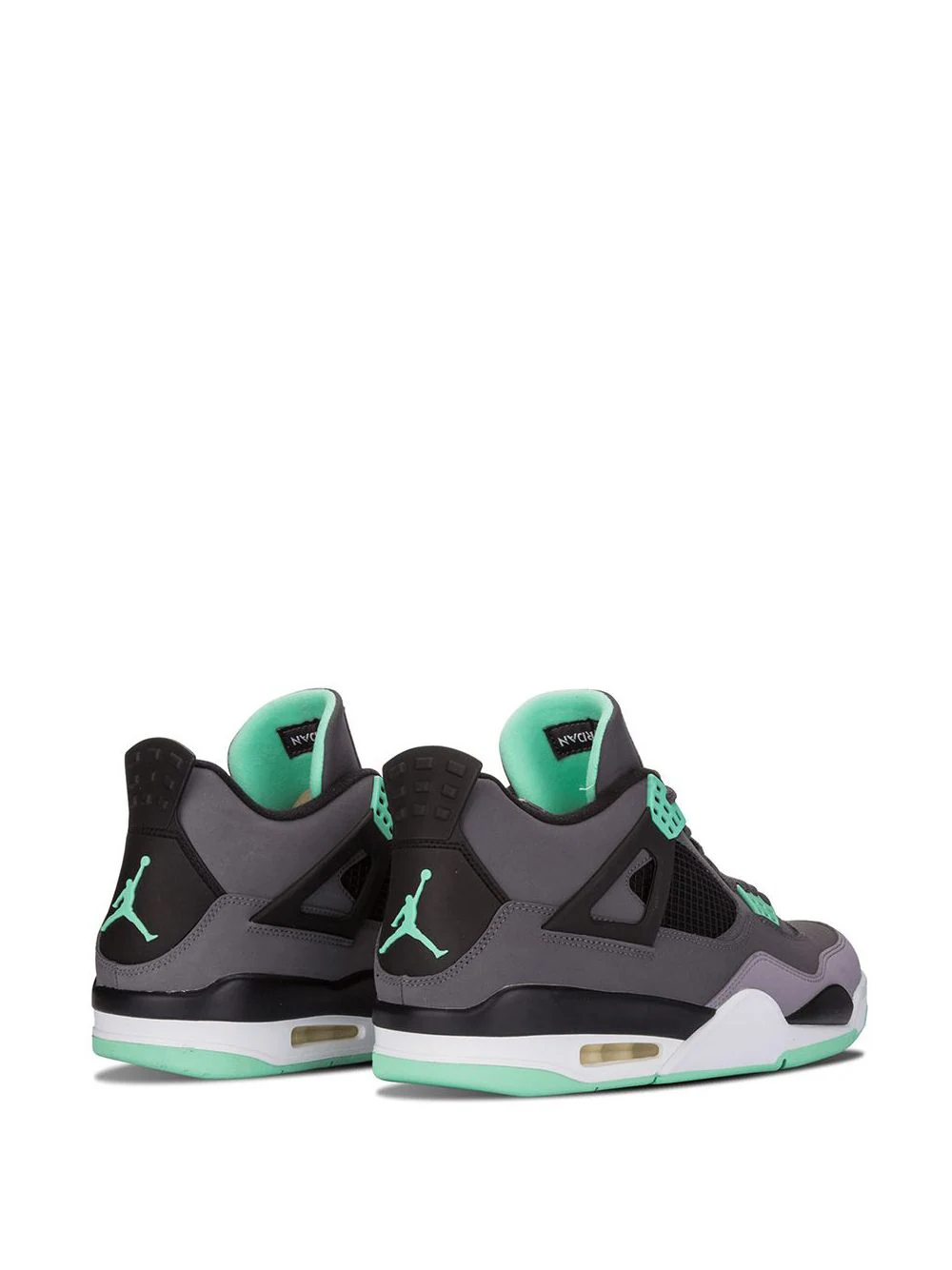 NIKE Air Jordan 4 Retro "Green Glow" sneakers – תמונה 3