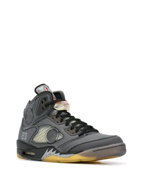 ⁦NIKE x Off-White Air Jordan 5 Retro SP sneakers⁩ – תמונה ⁦2⁩