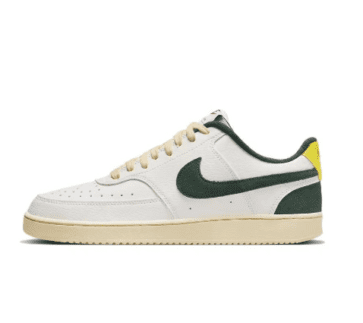 NIKE COURT VISION WHITE AND GREEN